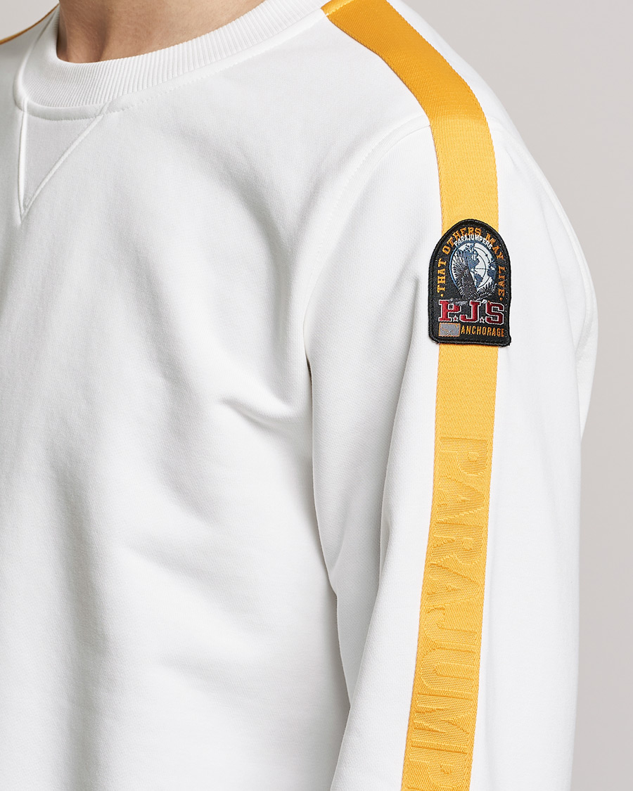 Hombres | Jerséis y prendas de punto | Parajumpers | Armstong Crew Neck Sweatshirt Off White