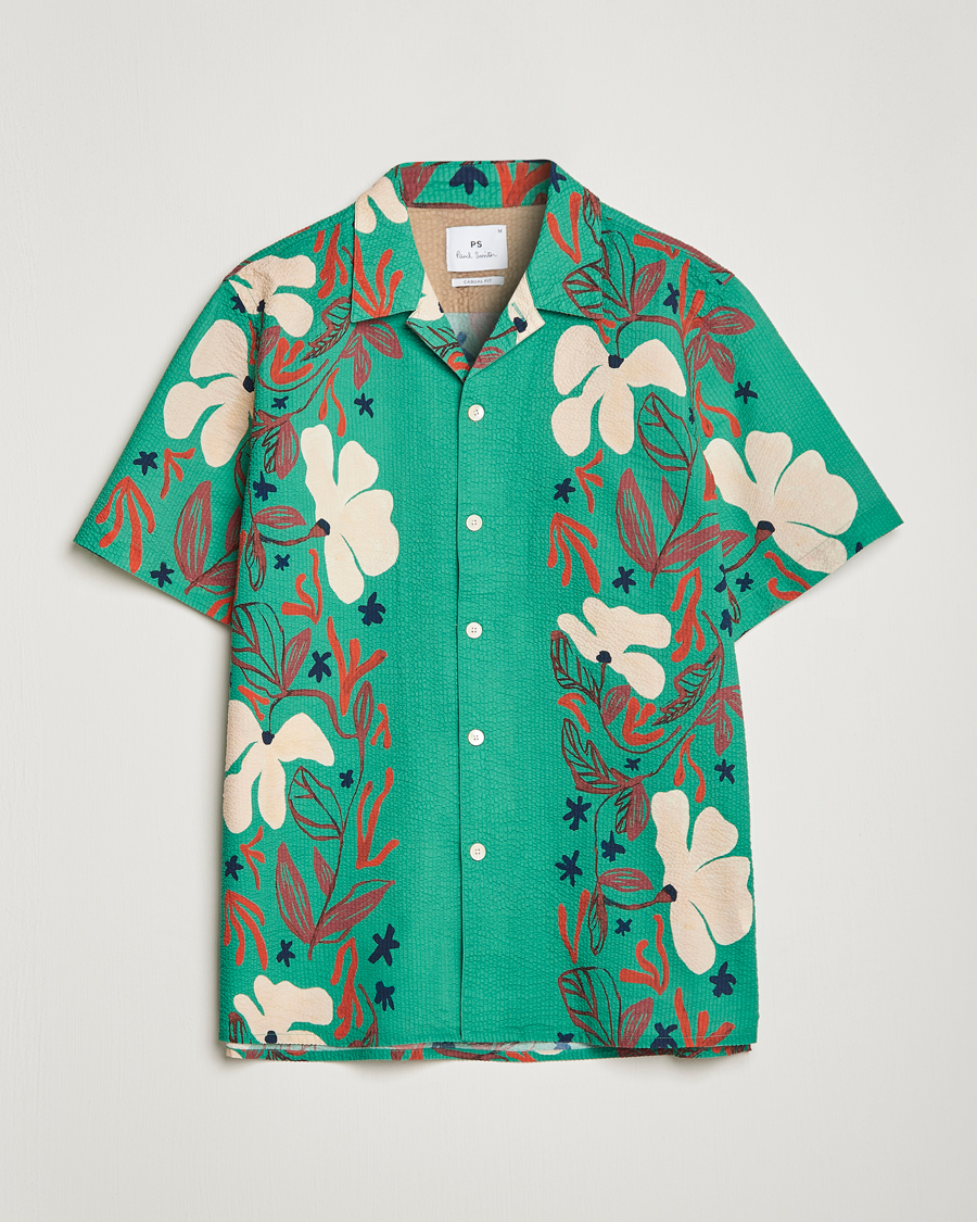 Hombres | Camisas | PS Paul Smith | Cotton Casual Fit Shirt Green