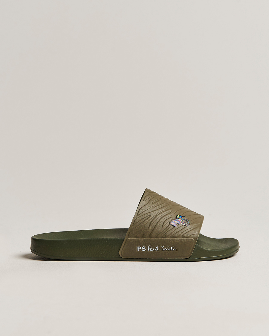 Hombres | PS Paul Smith Nyro Zebra Sandal Green | PS Paul Smith | Nyro Zebra Sandal Green