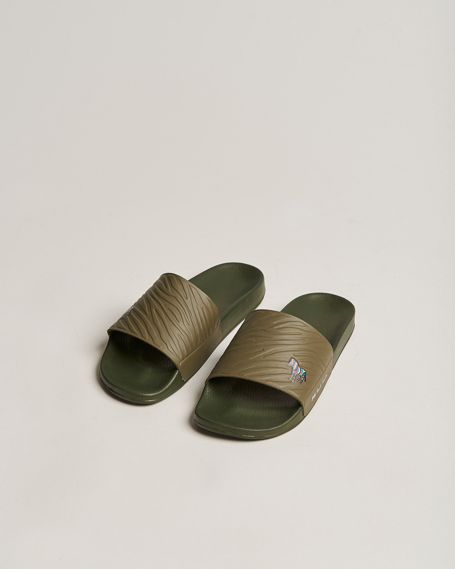 Hombres | PS Paul Smith Nyro Zebra Sandal Green | PS Paul Smith | Nyro Zebra Sandal Green
