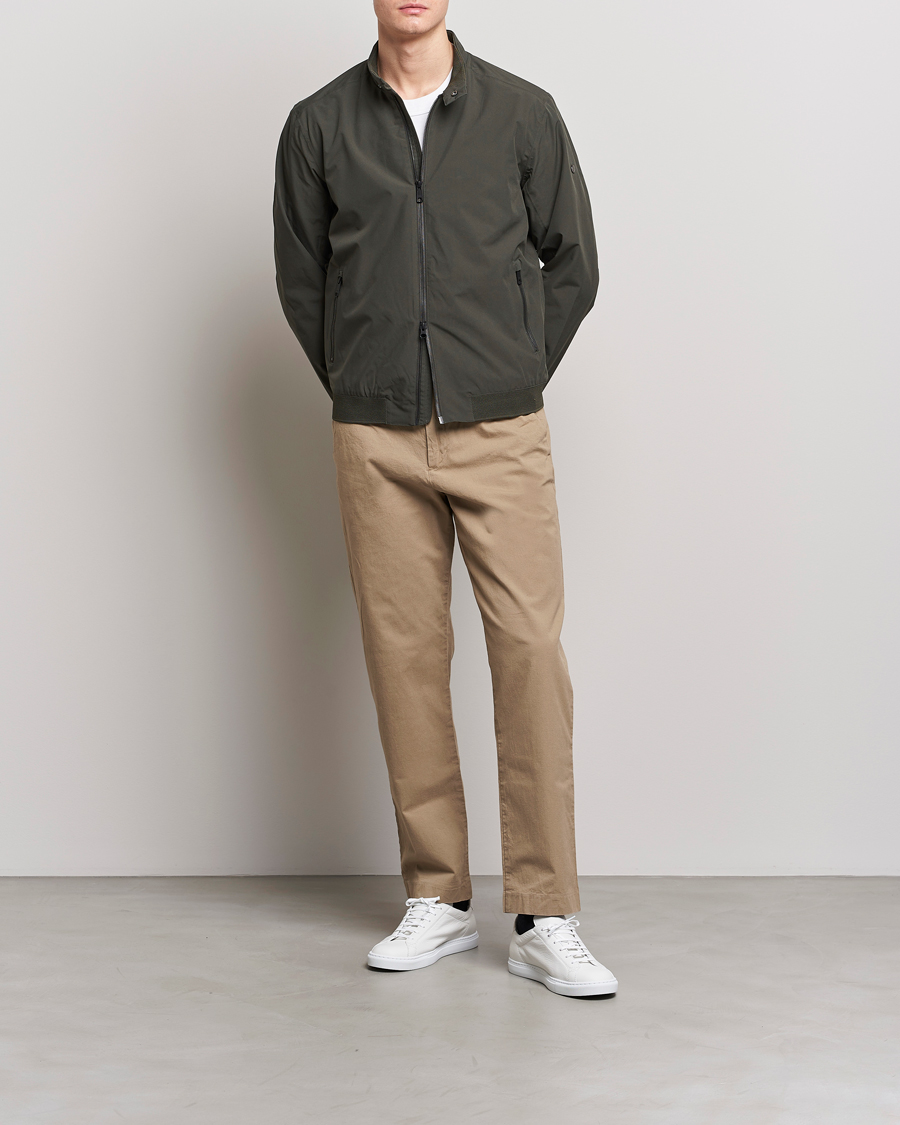 Hombres | Abrigos y chaquetas | Scandinavian Edition | Plain Waterproof Jacket Dark Olive