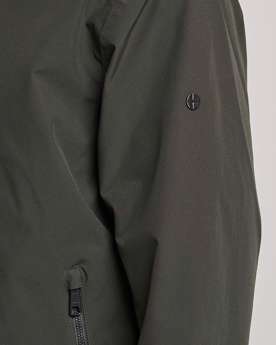 Hombres | Abrigos y chaquetas | Scandinavian Edition | Plain Waterproof Jacket Dark Olive