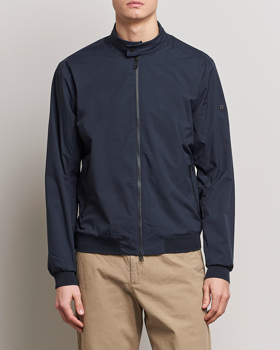 Hombres | Abrigos y chaquetas | Scandinavian Edition | Plain Waterproof Jacket Midnight Blue