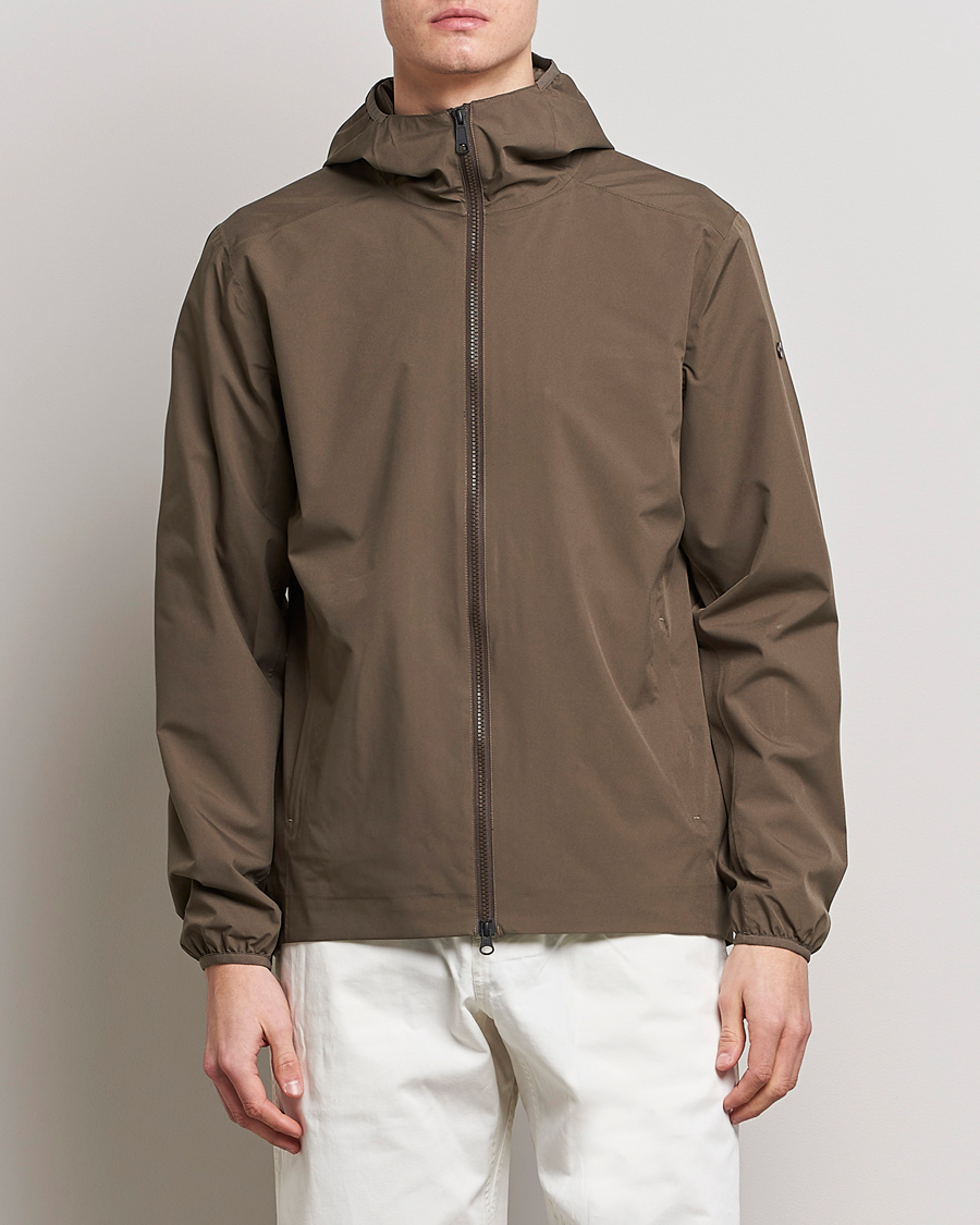 Hombres | Abrigos y chaquetas | Scandinavian Edition | Hood Waterproof Jacket Major Brown