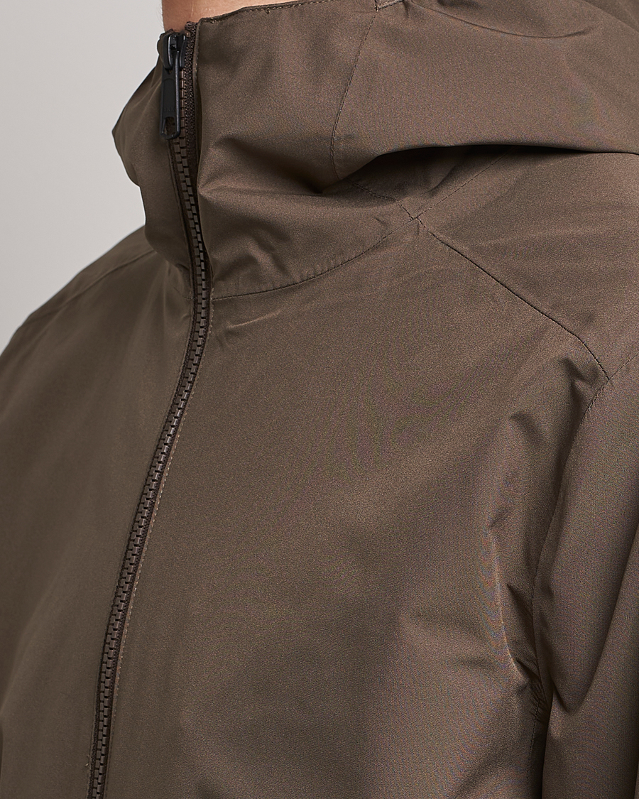 Hombres | Abrigos y chaquetas | Scandinavian Edition | Hood Waterproof Jacket Major Brown