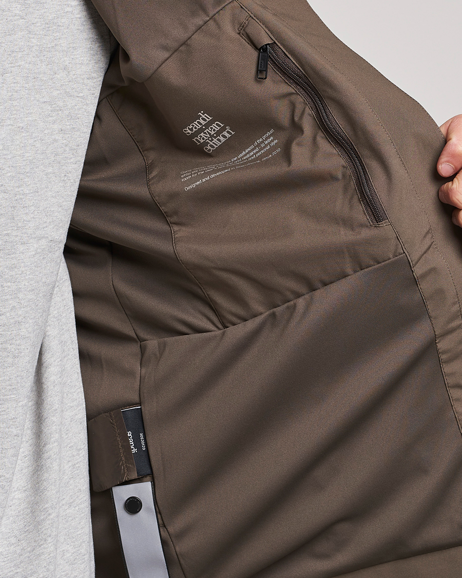 Hombres | Abrigos y chaquetas | Scandinavian Edition | Hood Waterproof Jacket Major Brown