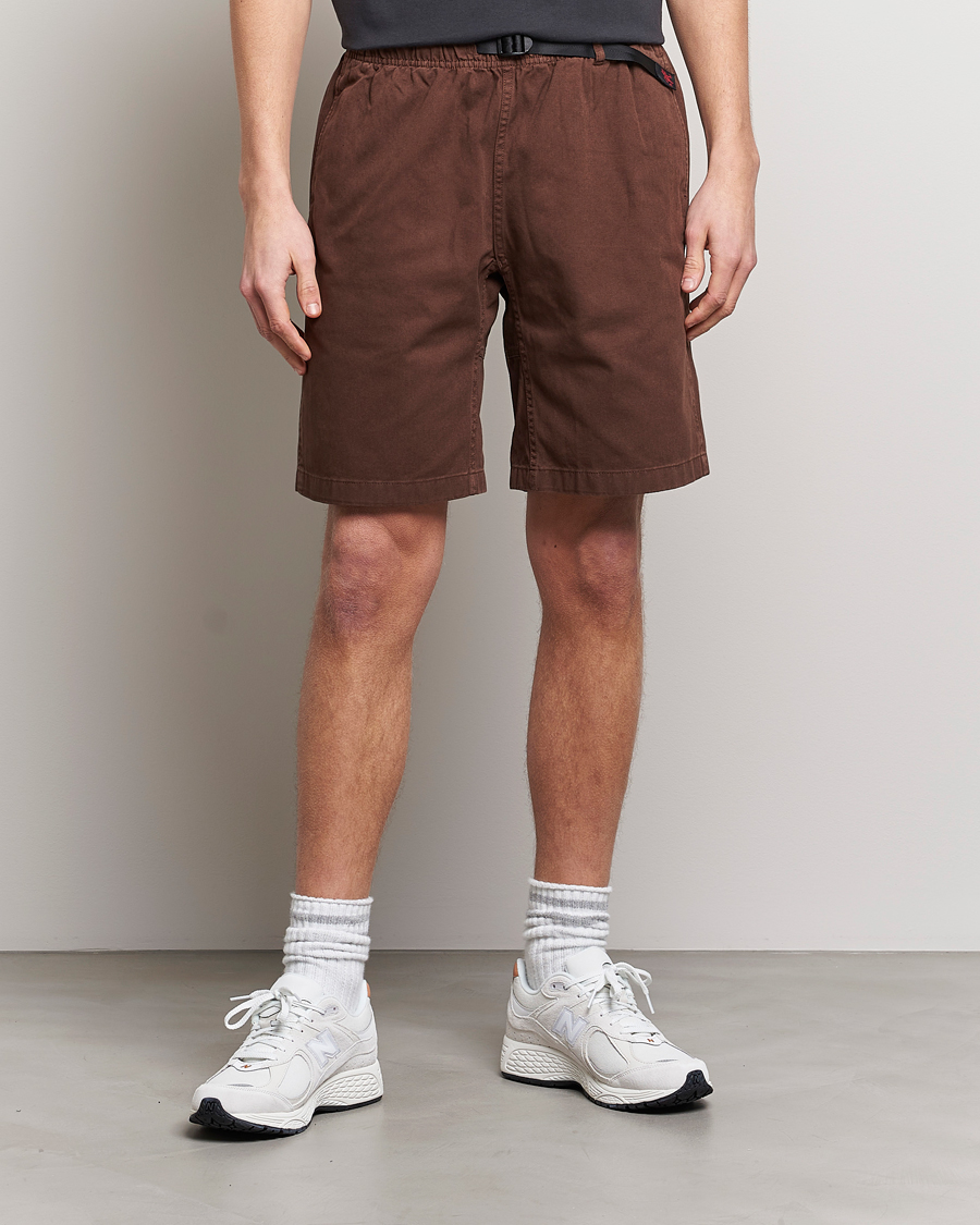Hombres | Pantalones cortos | Gramicci | Organic Twill G-Shorts Tobacco