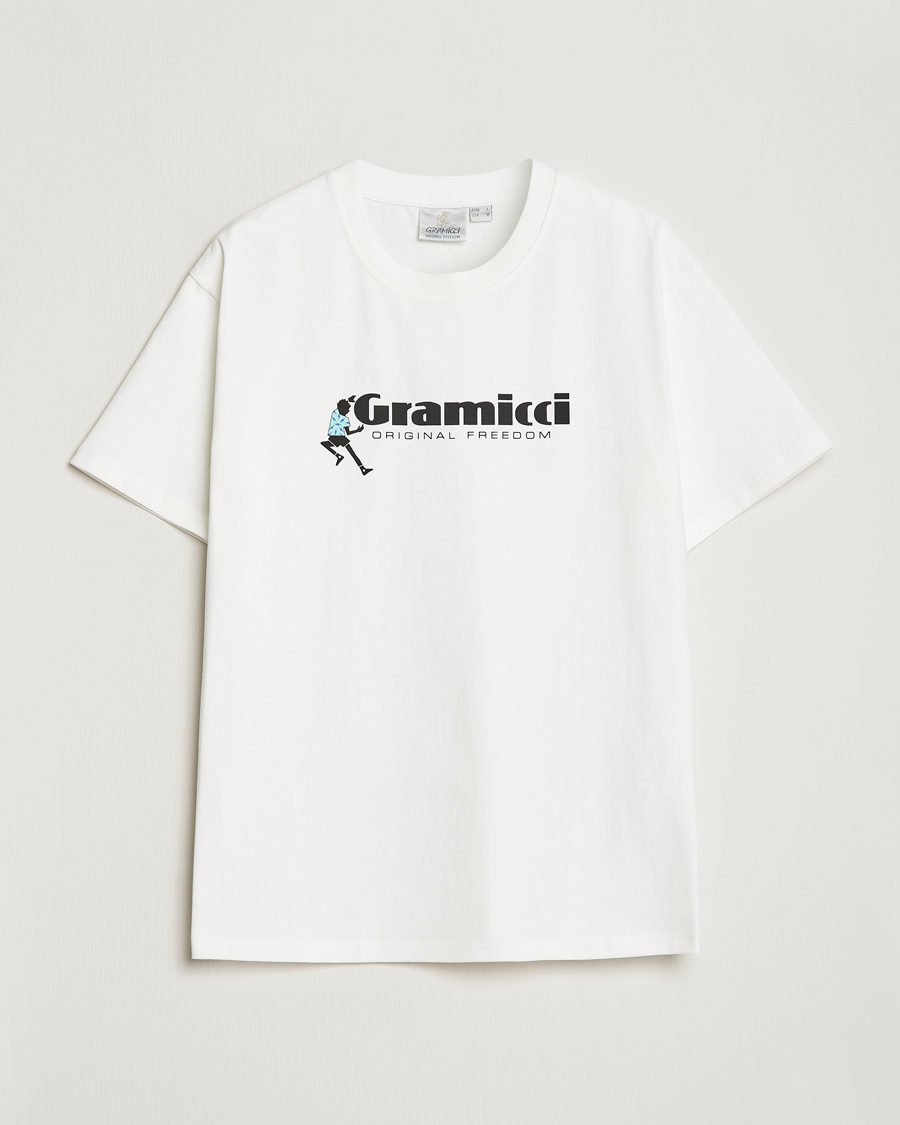 Hombres | Camisetas | Gramicci | Organic Cotton Dancing Man T-Shirt White