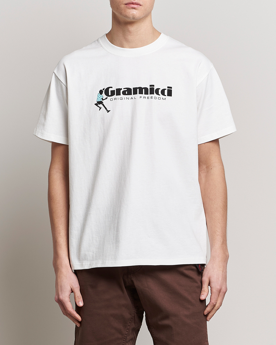 Hombres | Camisetas | Gramicci | Organic Cotton Dancing Man T-Shirt White