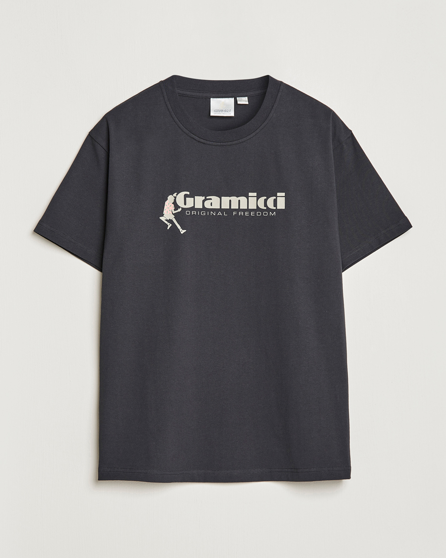 Hombres | Camisetas | Gramicci | Organic Cotton Dancing Man T-Shirt Vintage Black