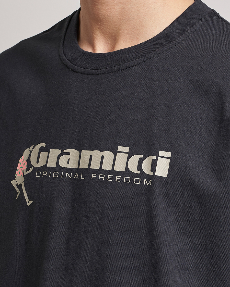 Hombres | Camisetas | Gramicci | Organic Cotton Dancing Man T-Shirt Vintage Black