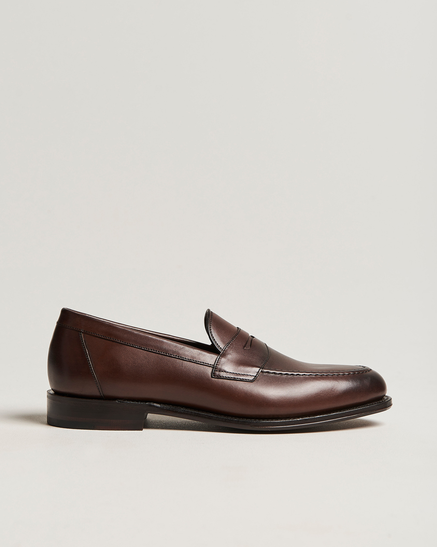 Hombres | Mocasines | Loake 1880 | Hornbeam Eco Penny Loafer Walnut