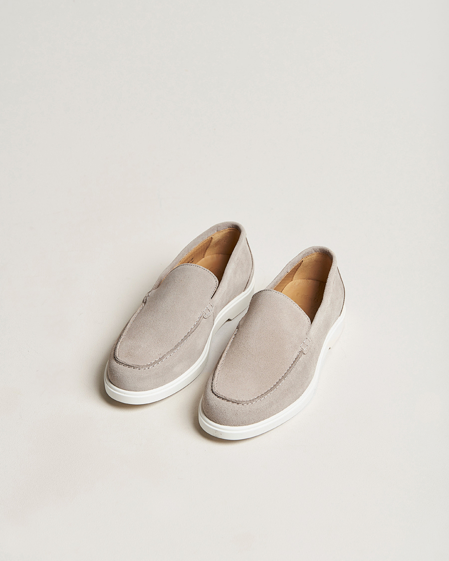 Hombres | Mocasines | Loake Shoemakers | Tuscany Suede Loafer Stone