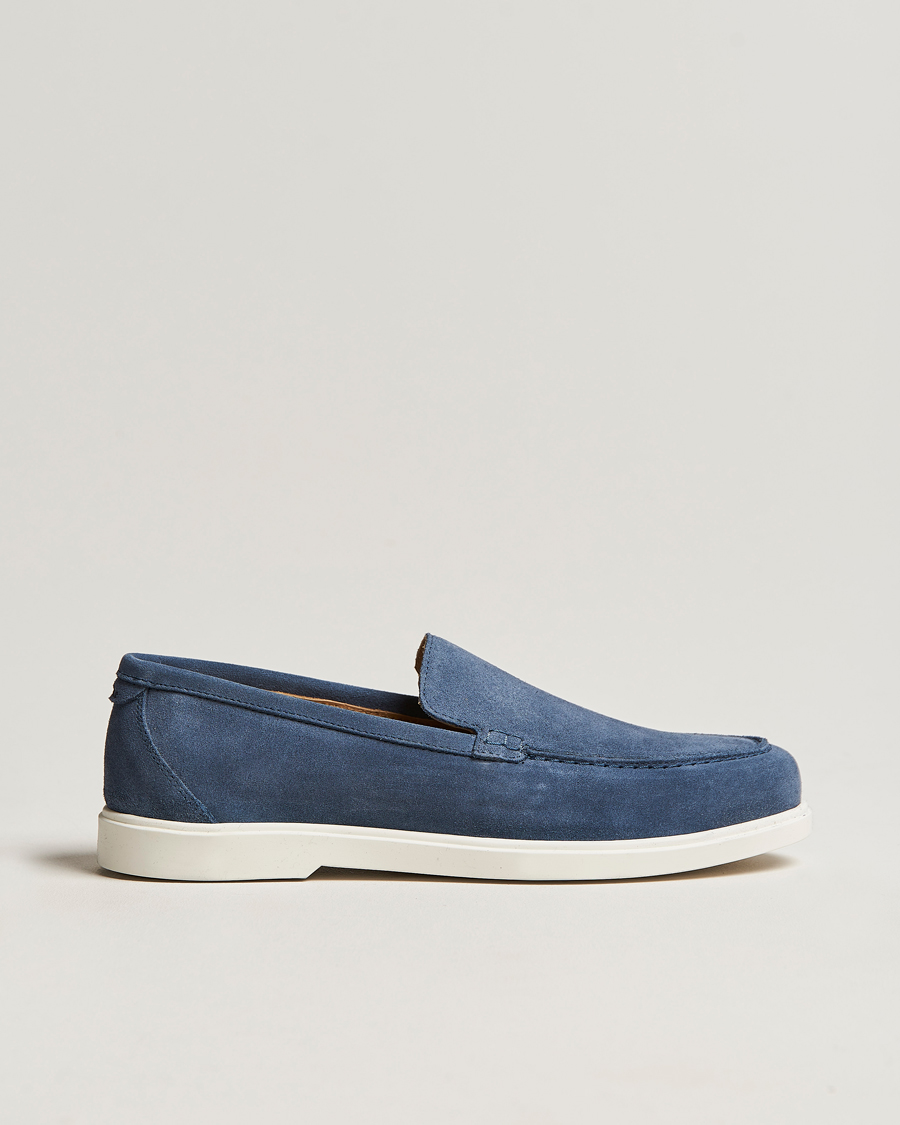 Hombres | Mocasines | Loake Shoemakers | Tuscany Suede Loafer Denim