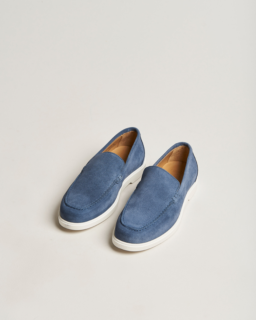 Hombres | Zapatos hechos a mano | Loake 1880 | Tuscany Suede Loafer Denim