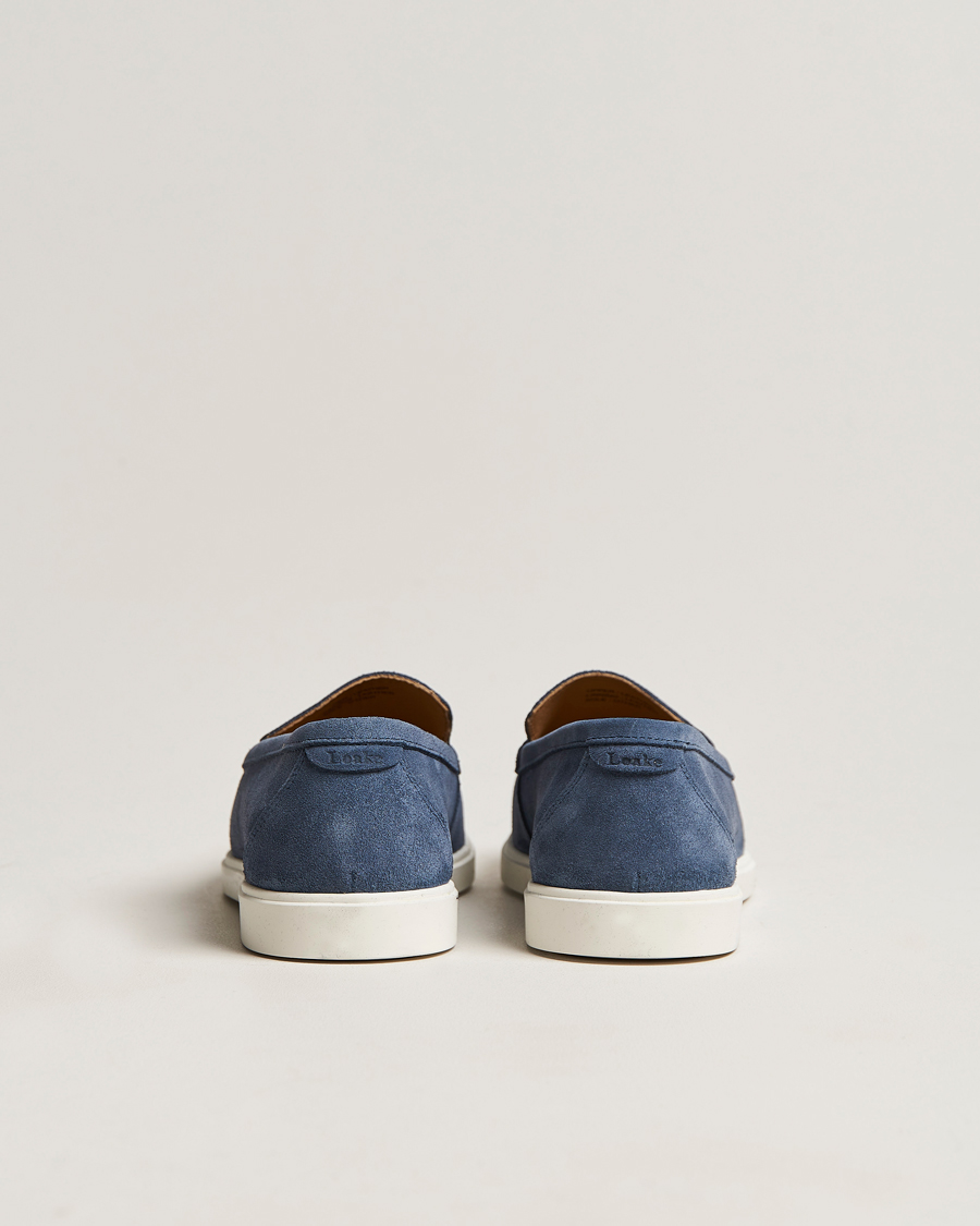 Hombres | Mocasines | Loake Shoemakers | Tuscany Suede Loafer Denim