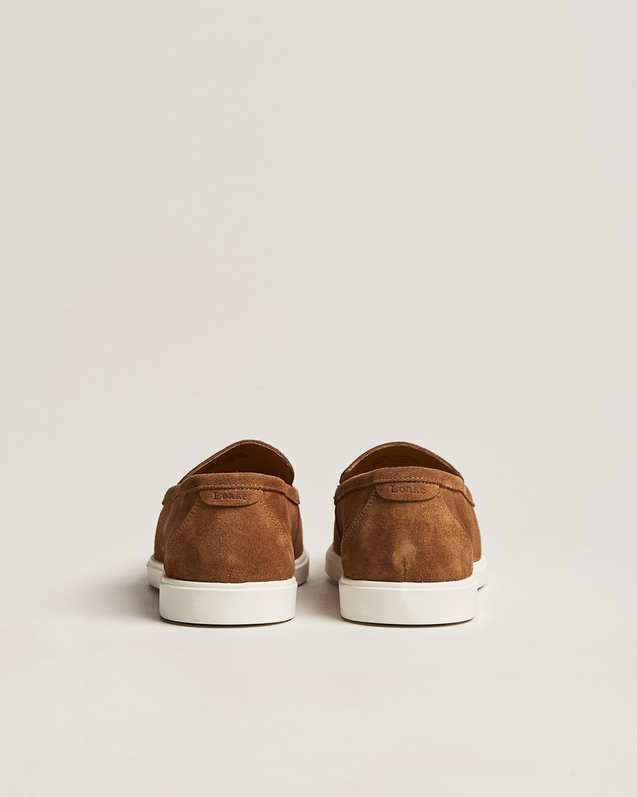 Hombres | Mocasines | Loake Shoemakers | Tuscany Suede Loafer Chestnut
