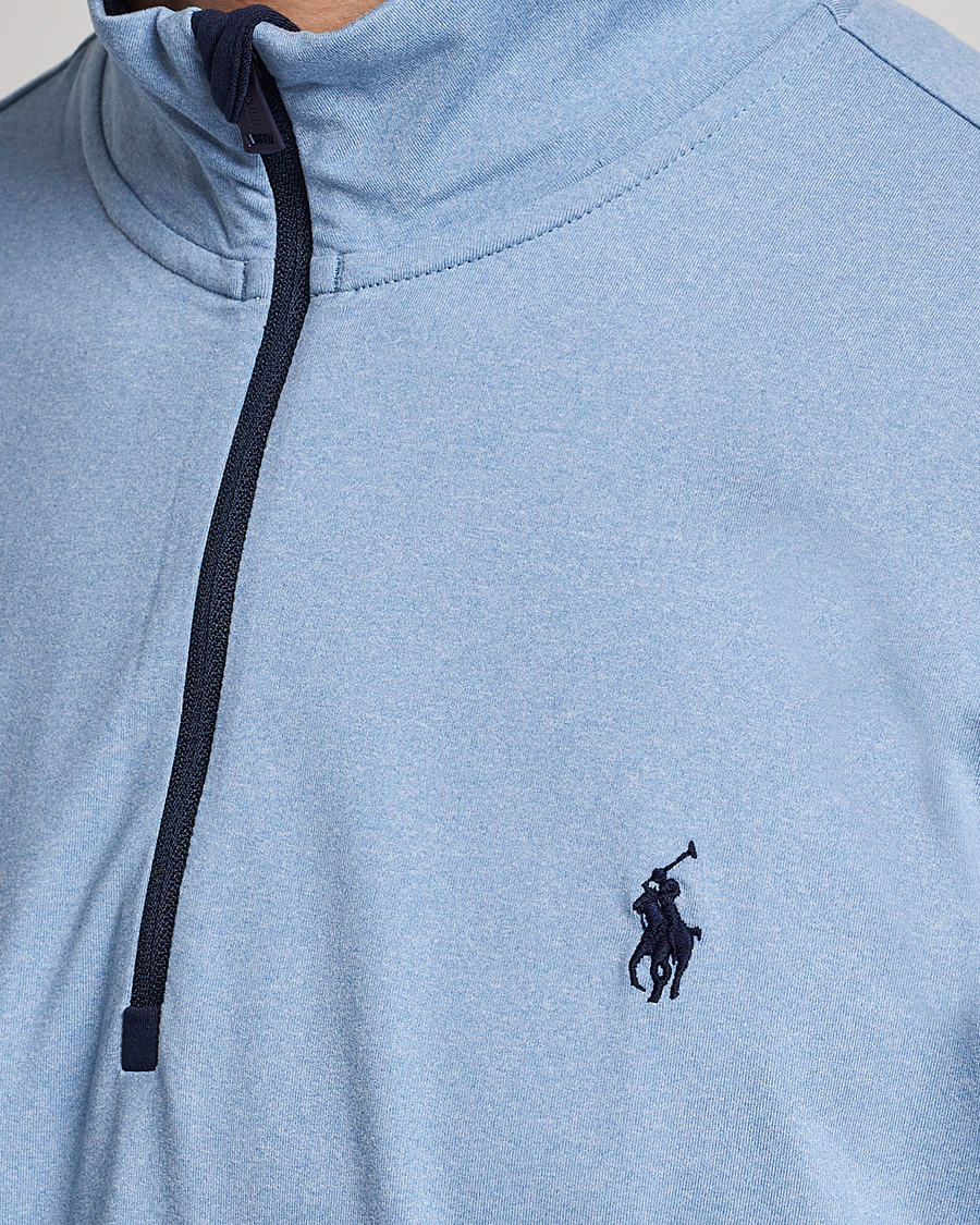 Hombres | Jerséis y prendas de punto | Polo Ralph Lauren Golf | Performance Stratch Half Zip Powder Blue Heather