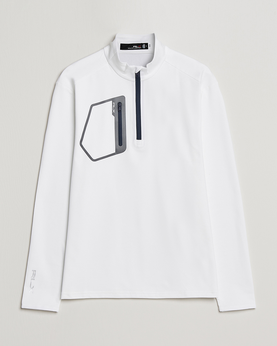 Hombres | Jerséis y prendas de punto | RLX Ralph Lauren | Jersey Half Zip Ceramic White