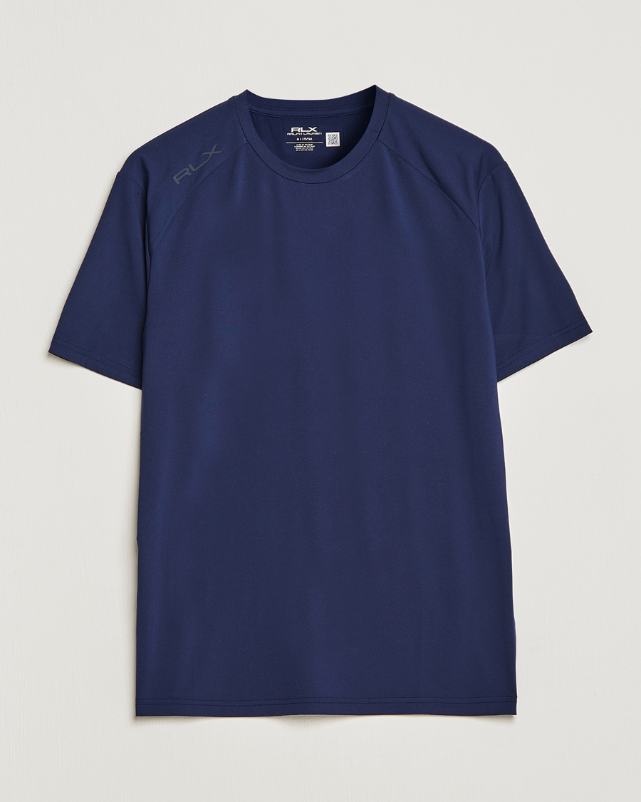 Hombres | Camisetas | RLX Ralph Lauren | Airflow Crew Neck T-Shirt Refined Navy