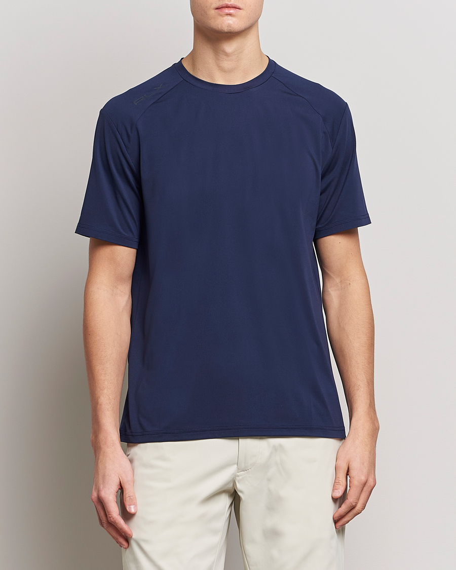 Hombres | Camisetas | RLX Ralph Lauren | Airflow Crew Neck T-Shirt Refined Navy