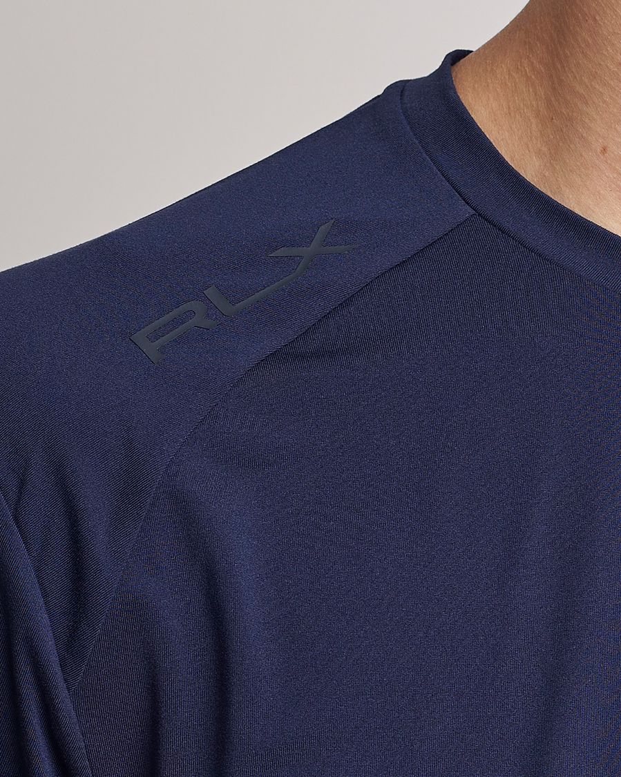 Hombres | Camisetas | RLX Ralph Lauren | Airflow Crew Neck T-Shirt Refined Navy