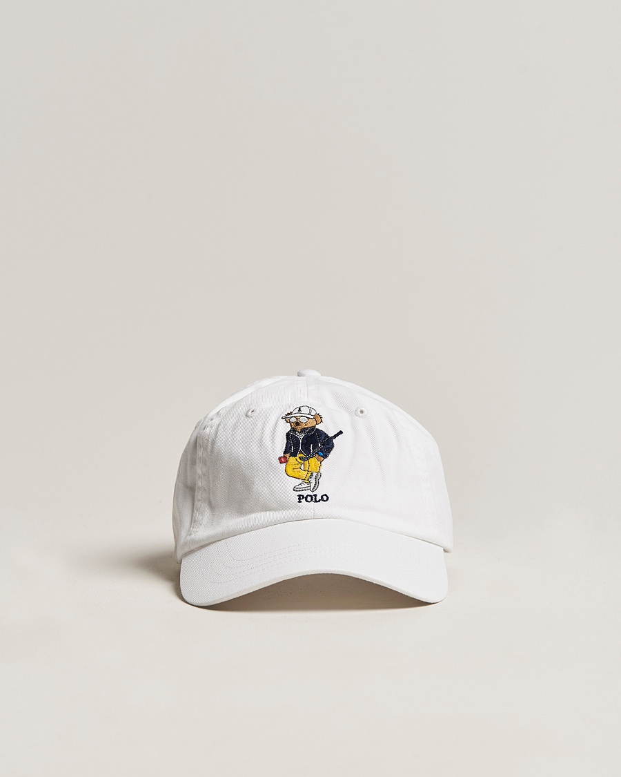 Hombres | Bear Golf Cap Ceramic White | Polo Ralph Lauren Golf | Bear Golf Cap Ceramic White