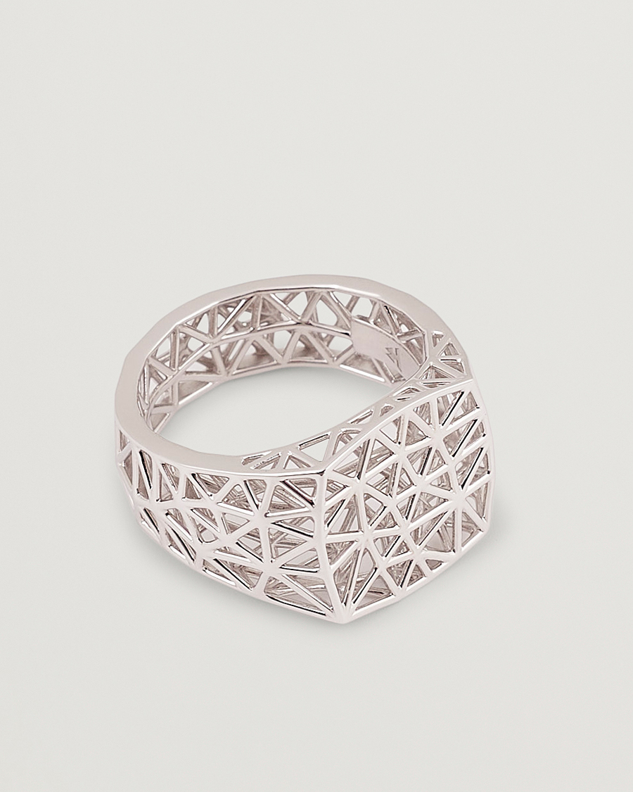 Hombres | Tom Wood Mesh Ring Silver | Tom Wood | Mesh Ring Silver