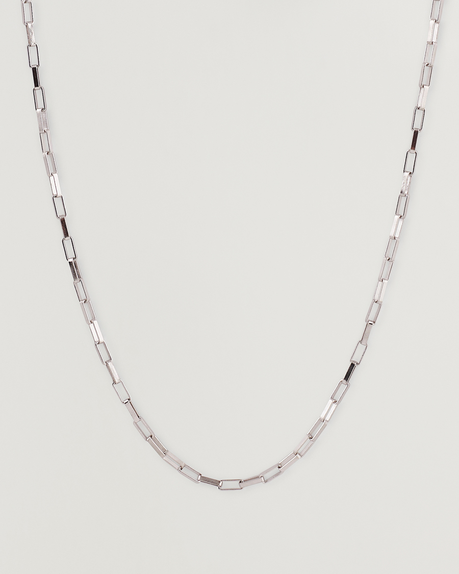Hombres | Tom Wood Billie Chain Necklace Silver | Tom Wood | Billie Chain Necklace Silver