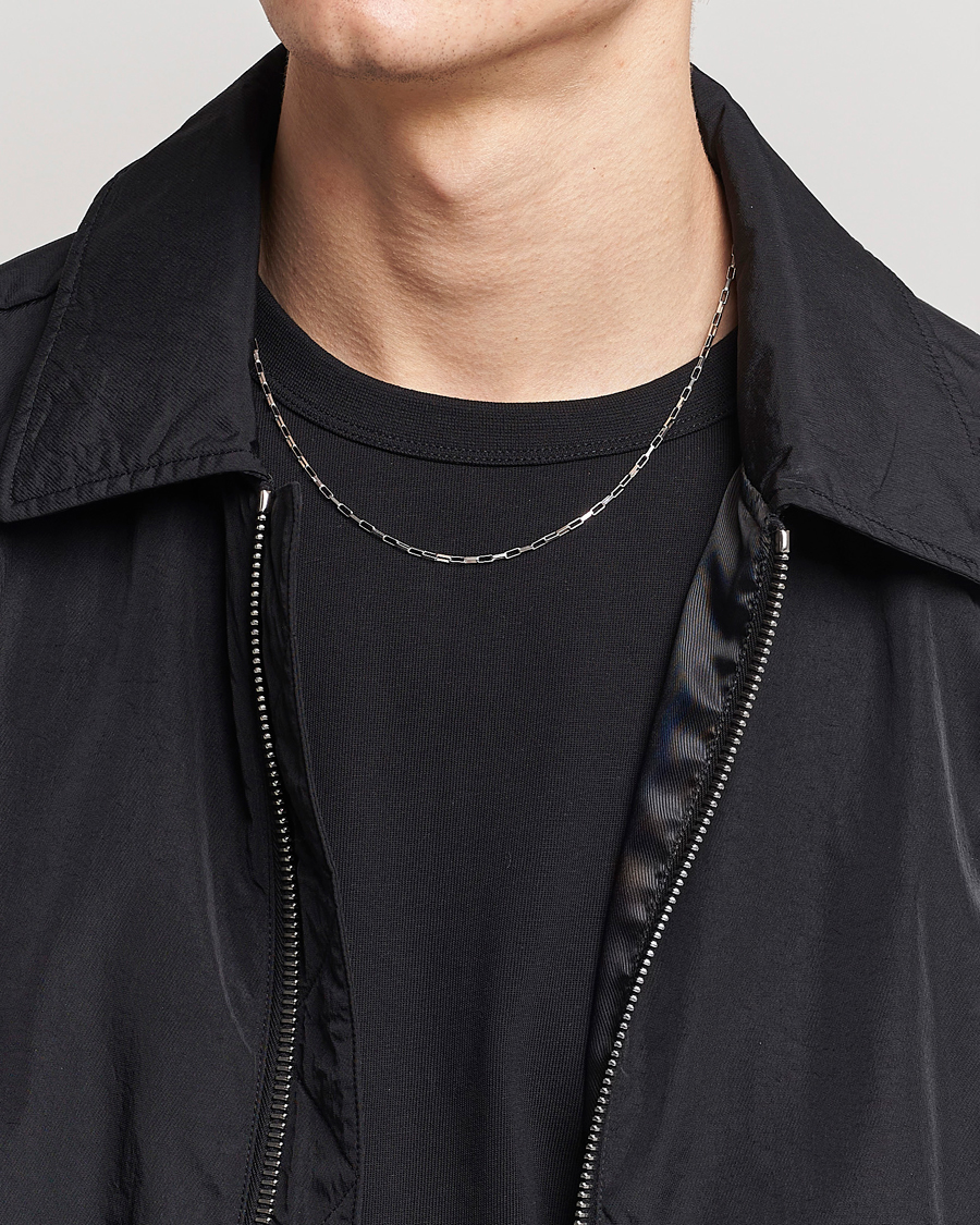 Hombres | Tom Wood Billie Chain Necklace Silver | Tom Wood | Billie Chain Necklace Silver