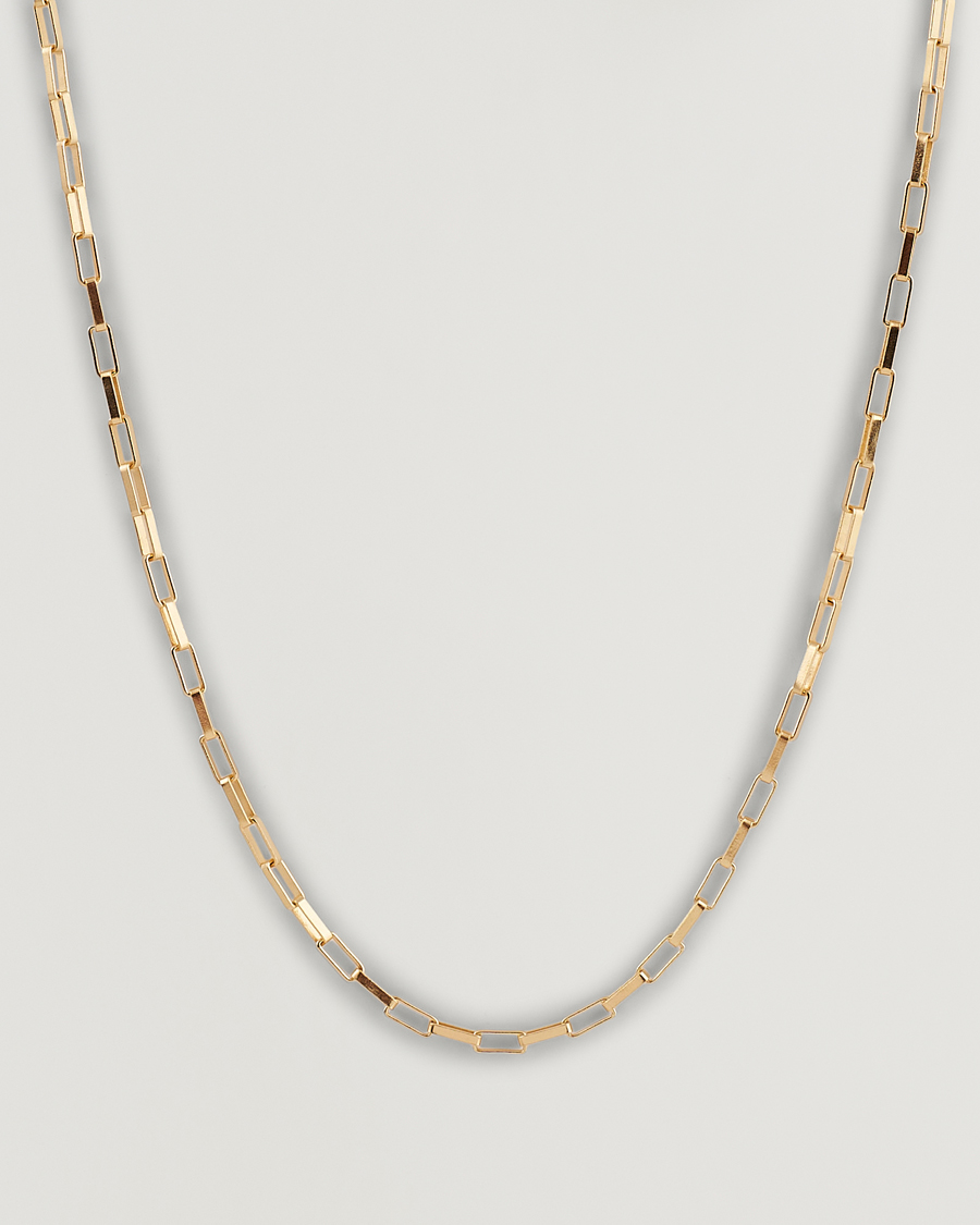 Hombres | Tom Wood Billie Chain Necklace Gold | Tom Wood | Billie Chain Necklace Gold