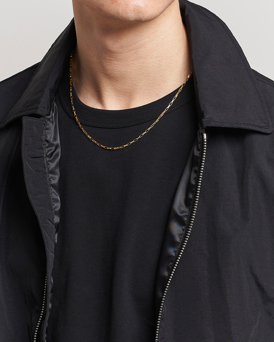 Hombres | Tom Wood Billie Chain Necklace Gold | Tom Wood | Billie Chain Necklace Gold