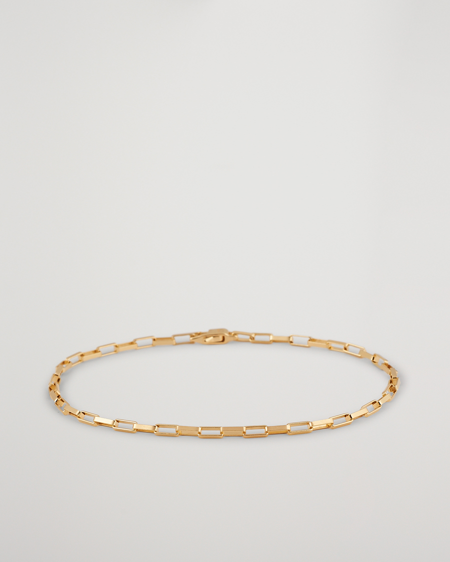 Hombres | Tom Wood Billie Bracelet Gold | Tom Wood | Billie Bracelet Gold