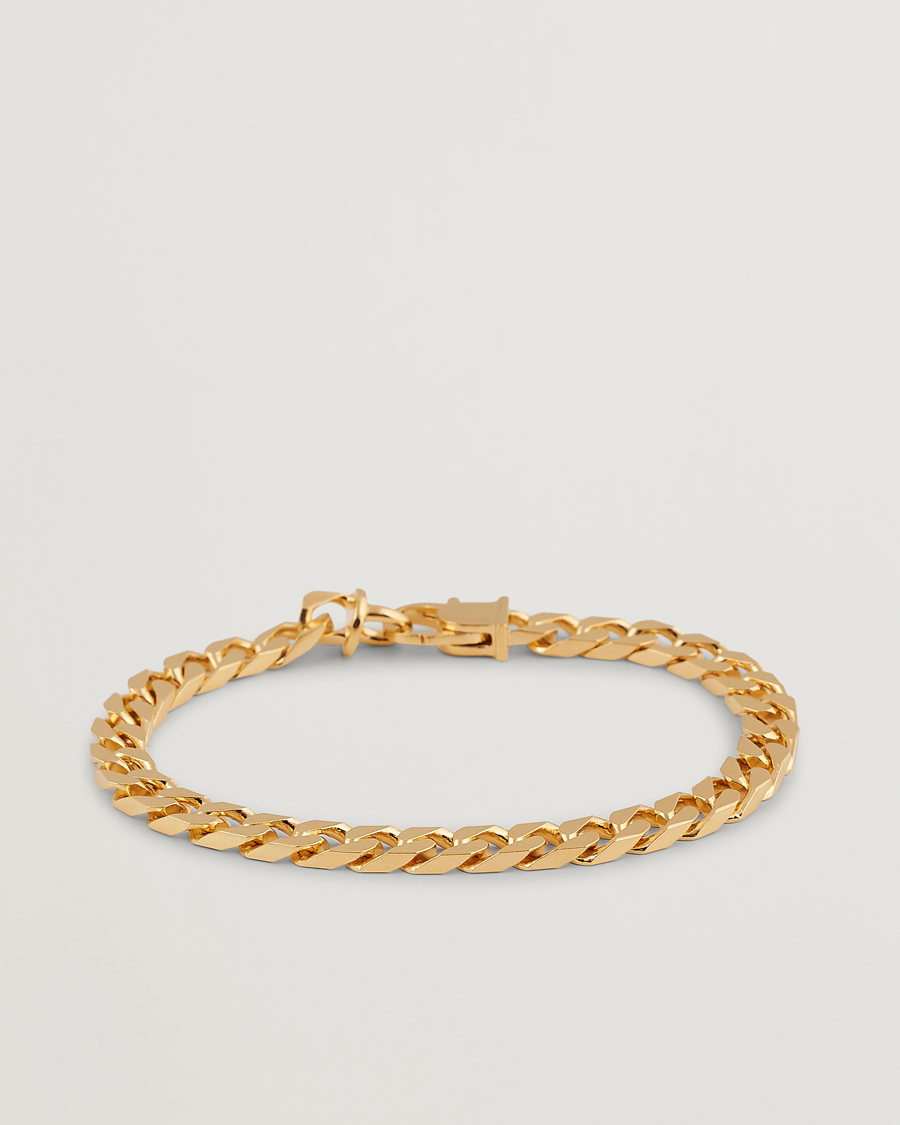 Hombres | Tom Wood Frankie Bracelet Gold | Tom Wood | Frankie Bracelet Gold