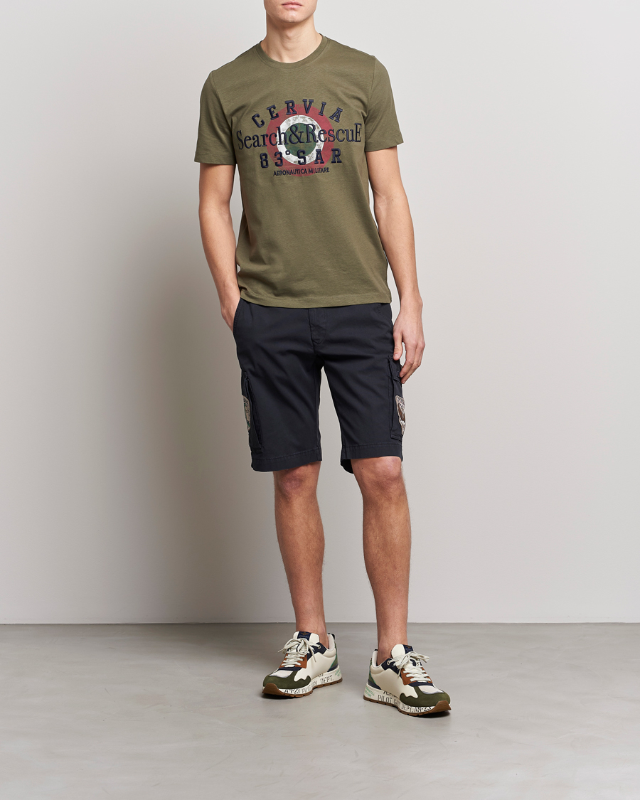 Hombres | Pantalones cortos | Aeronautica Militare | Bermuda Tasconato Shorts Navy