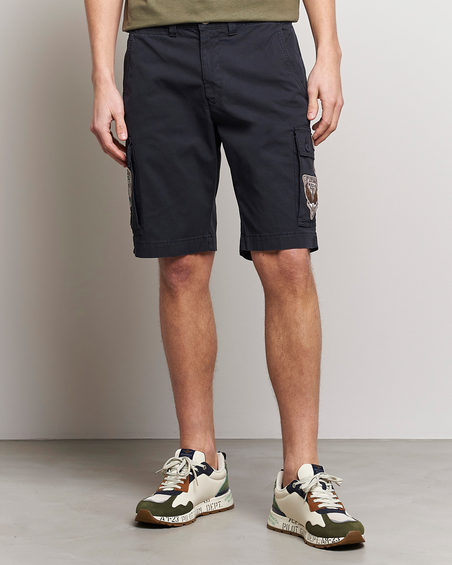 Hombres | Pantalones cortos | Aeronautica Militare | Bermuda Tasconato Shorts Navy