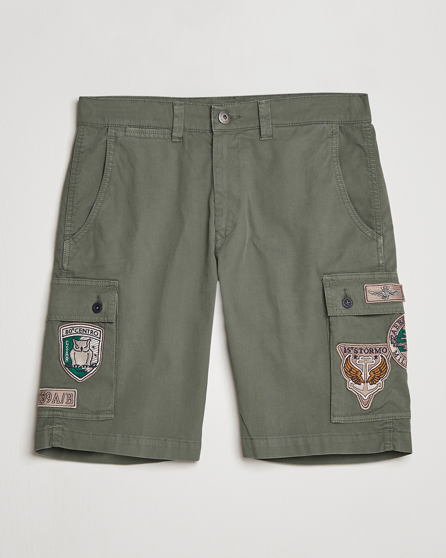 Hombres | Pantalones cortos | Aeronautica Militare | Bermuda Tasconato Shorts Green