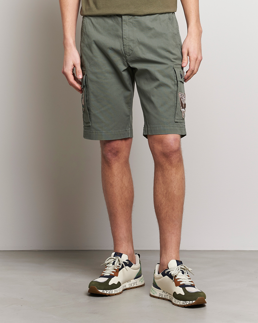 Hombres | Pantalones cortos | Aeronautica Militare | Bermuda Tasconato Shorts Green