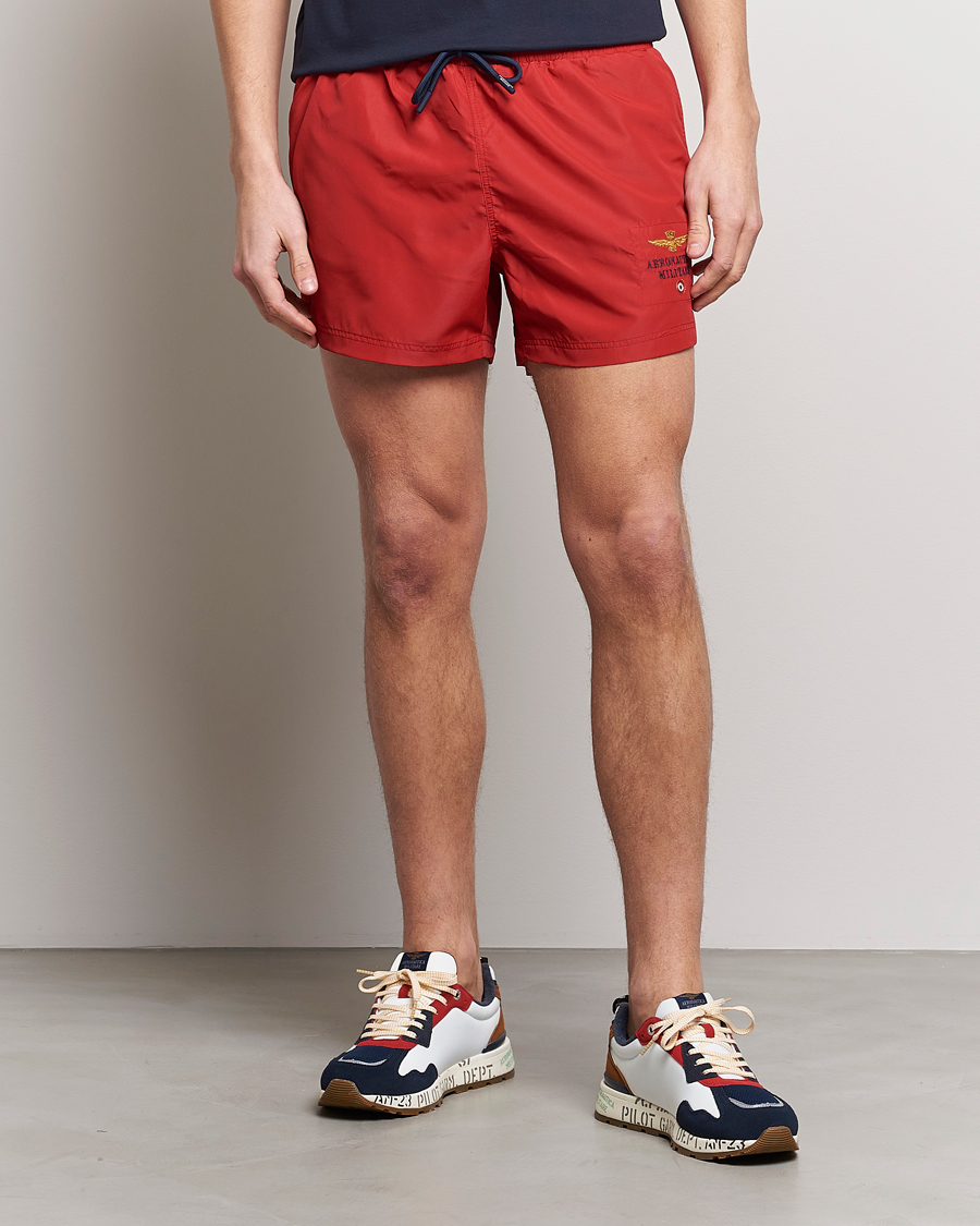 Hombres | Bañadores | Aeronautica Militare | Costume Swim Shorts Red