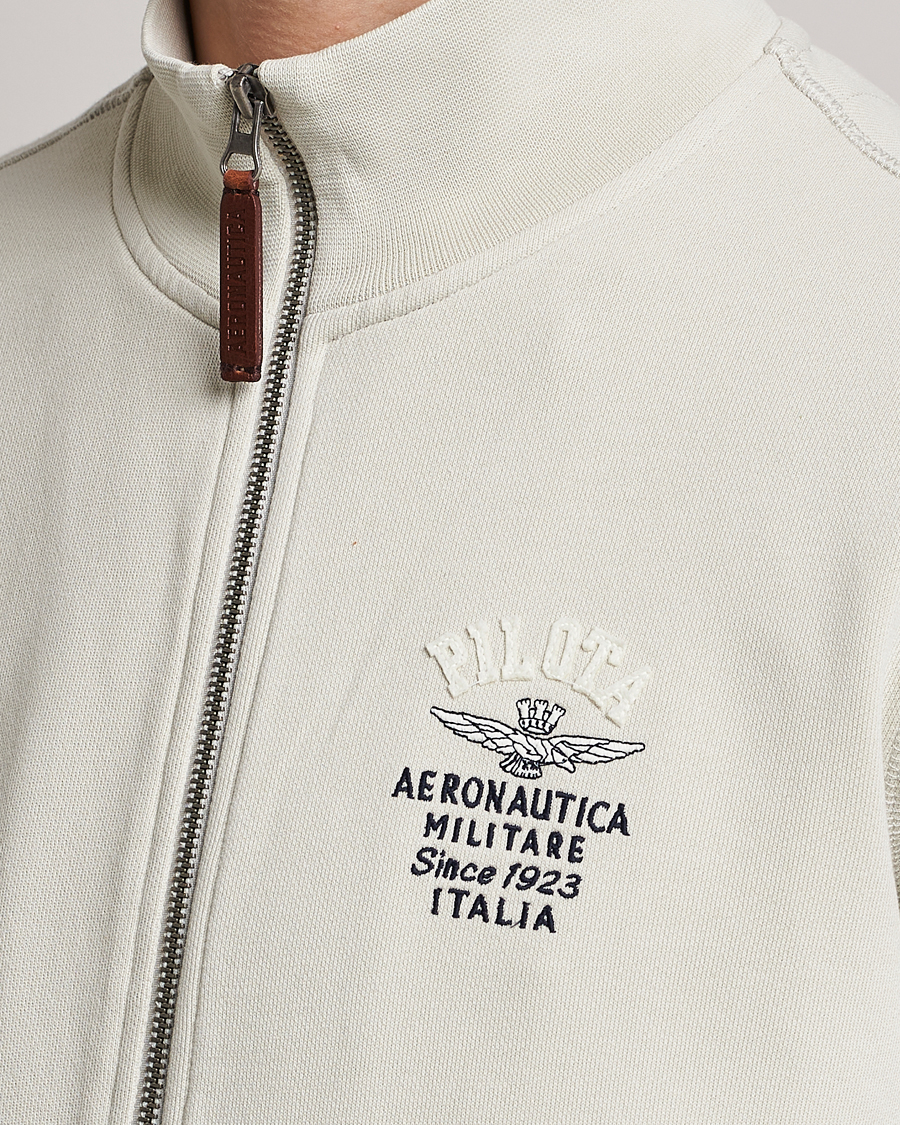 Hombres | Jerséis y prendas de punto | Aeronautica Militare | Full Zip Sweater Ice