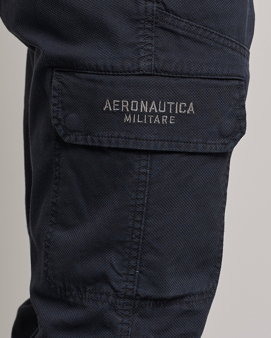 Hombres | Pantalones | Aeronautica Militare | Stretch Cotton Pocket Pants Navy