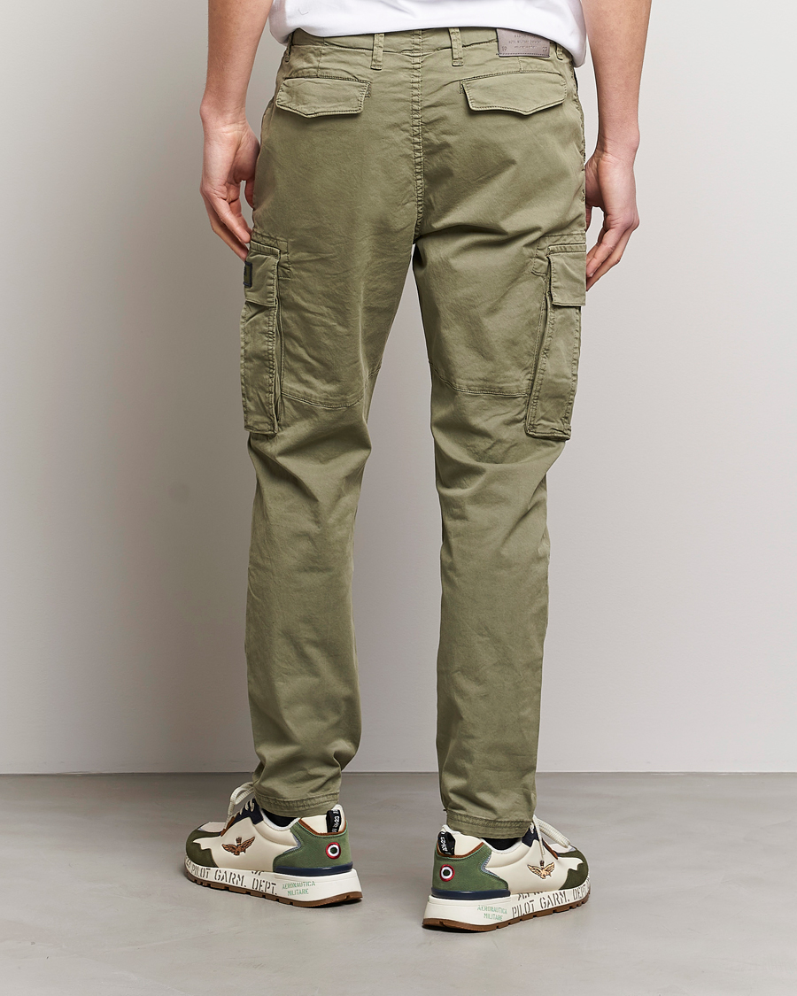 Hombres | Pantalones | Aeronautica Militare | Soft Twill Pocket Pants Sage