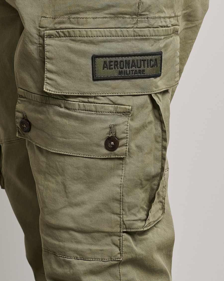 Hombres | Pantalones | Aeronautica Militare | Soft Twill Pocket Pants Sage