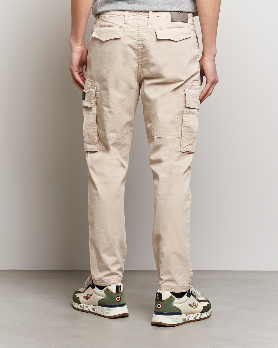 Hombres | Pantalones | Aeronautica Militare | Soft Twill Pocket Pants Plaster