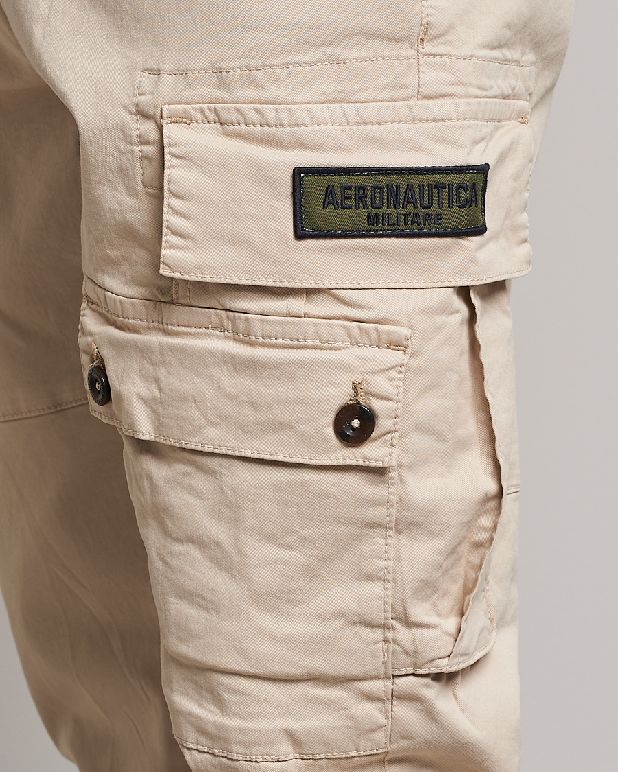 Hombres | Pantalones | Aeronautica Militare | Soft Twill Pocket Pants Plaster