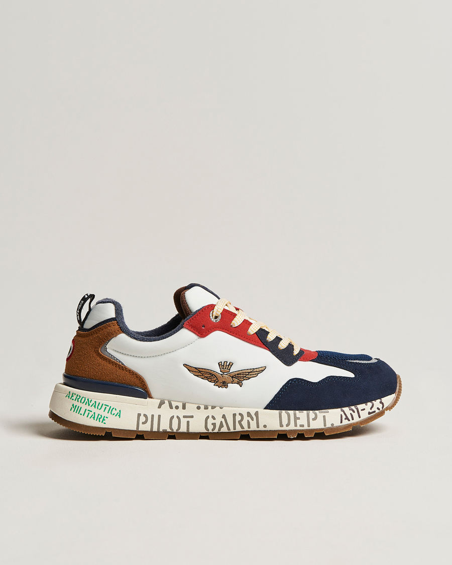 Hombres | Aeronautica Militare Running Sneakers Mustard | Aeronautica Militare | Running Sneakers Mustard