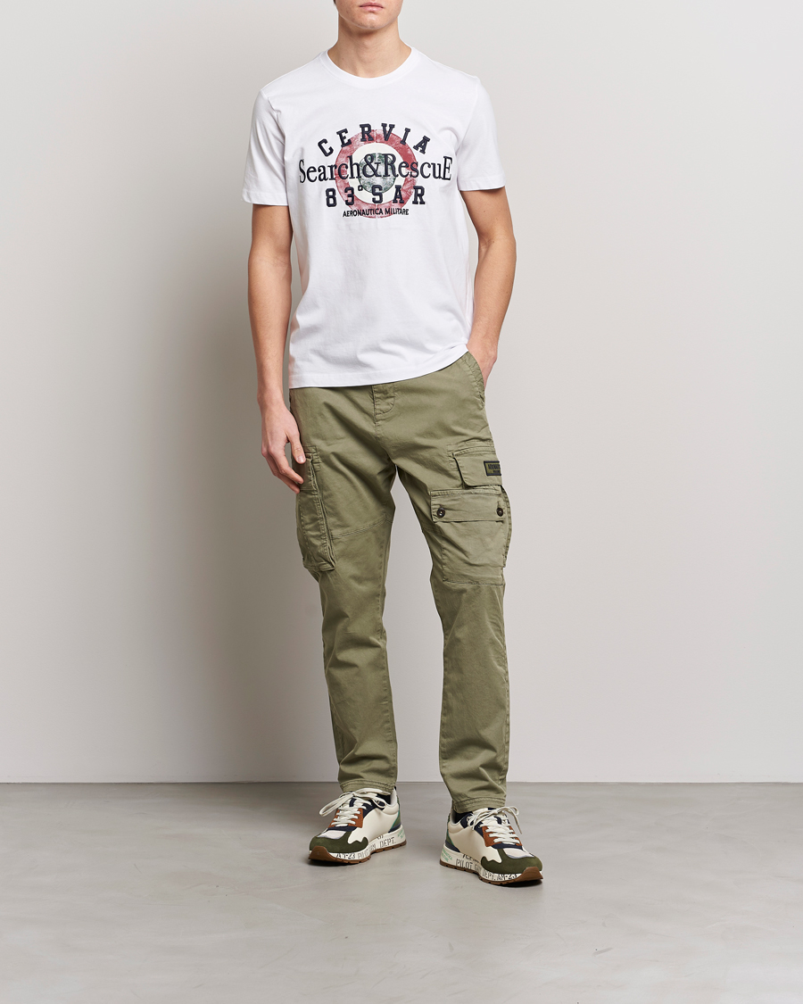 Hombres | Camisetas | Aeronautica Militare | Cotton T-Shirt Off White