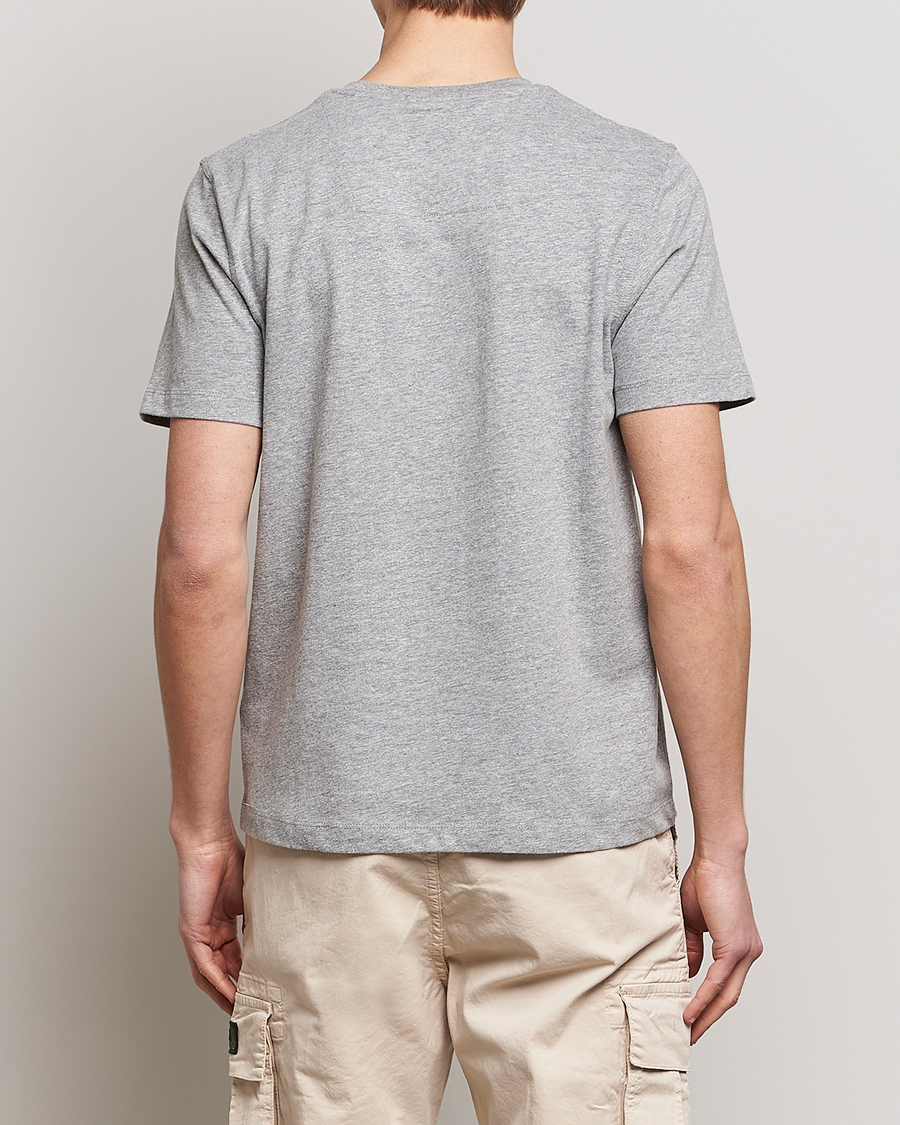 Hombres | Camisetas | Aeronautica Militare | Tricolor T-Shirt Melange Grey