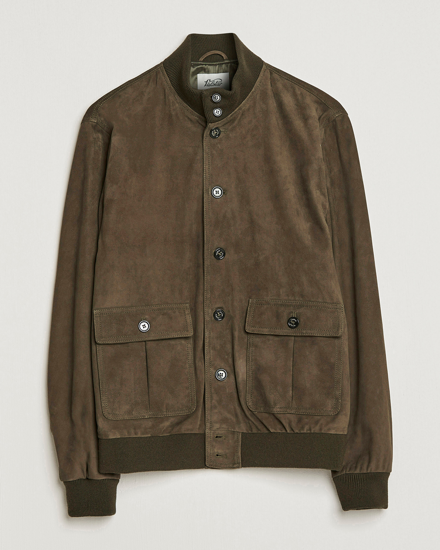 Hombres | Abrigos y chaquetas | Valstar | Valstarino Suede Jacket Muschio