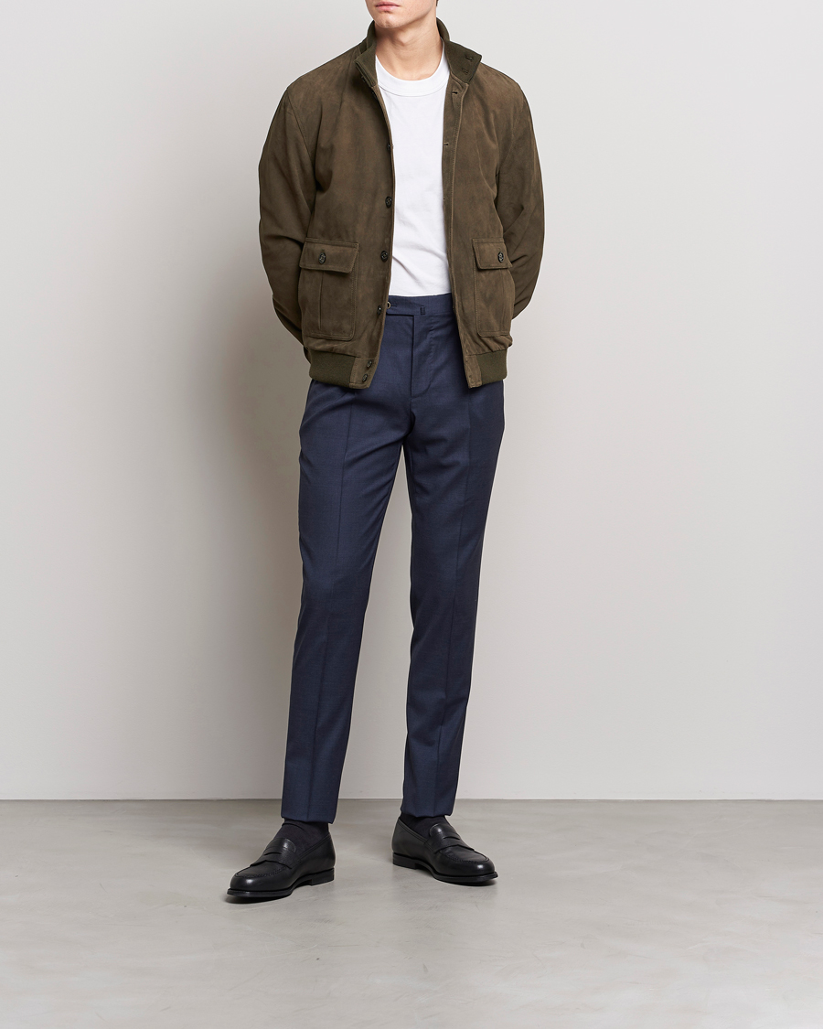 Hombres | Abrigos y chaquetas | Valstar | Valstarino Suede Jacket Muschio